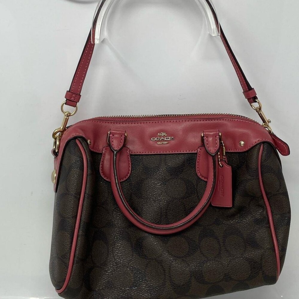Coach Rowan Satchel Bag In Signature Canvas - Picture 1 of 7